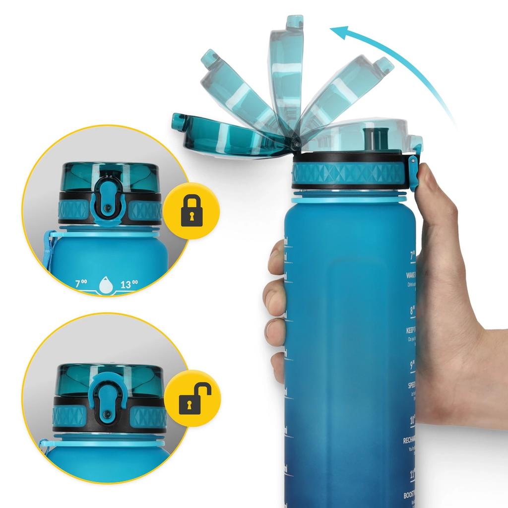 4FIZJO TRITAN Water Bottle 1l Blue
