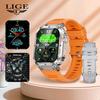 Bluetooth Calling Smart Watch for Men, Multi-Function Health Monitor Heart Rate Square Large Screen Wristwatch