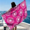 Pink Daisies Beach Towel Ultra-fine Fiber Quick Drying Absorbent Beach Swimming Vacationvacation Essentials Gifts
