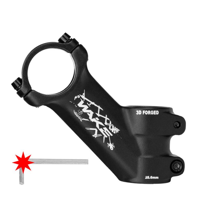 90mm Bicycle Handlebar Stem Heightened Shock Resistant Hollow 45 Degrees Aluminum Alloy Riser Clamp