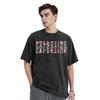 Palestine Logo  T-Shirt for Men  Fashion Cotton Tees Round Collar Short Sleeve T Shirts Summer Clothing,