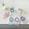 Frosted Semi-transparent Solid Color 111 Rotating Bracket for iphone11Promax Apple 11 Mobile Phone Case 11Pro Women