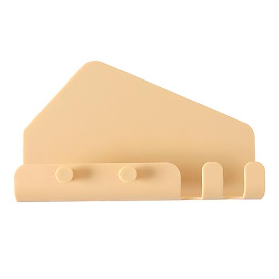 Home Phone Tablet Stand Wall Mount Traceless Hook Hanger Storage Rack Holder