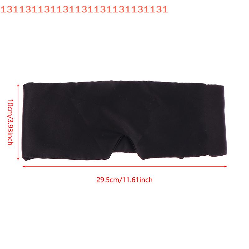 Soft Ice Silk Eye Mask Padded Sleeping Aid Light Blocking Travel Eyepatch for Improved Sleep Comfortable Sleep Mask Patch Slaapm