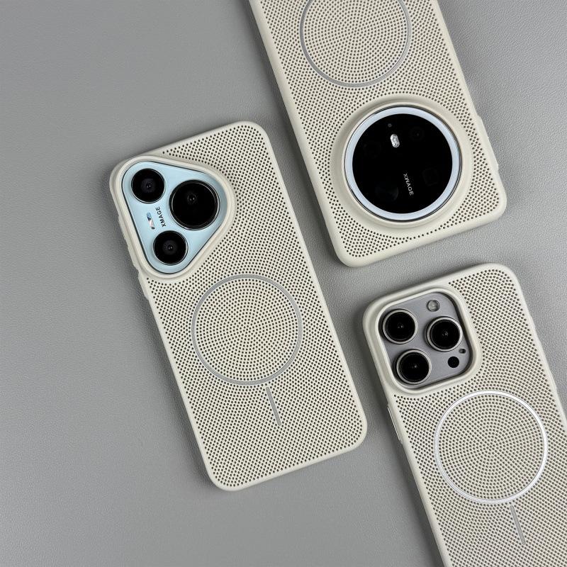 Applicable to Huawei pura11ultra mobile phone case, new heat dissipation mesh, advanced ins wind pura11pro simple