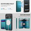 2 in 1 Detachable Magnetic Card Solt Wallet Leather Case for iPhone 17 Pro Max 16 Plus 15 14 13 12 11 RFID Bag For Magsafe Cover