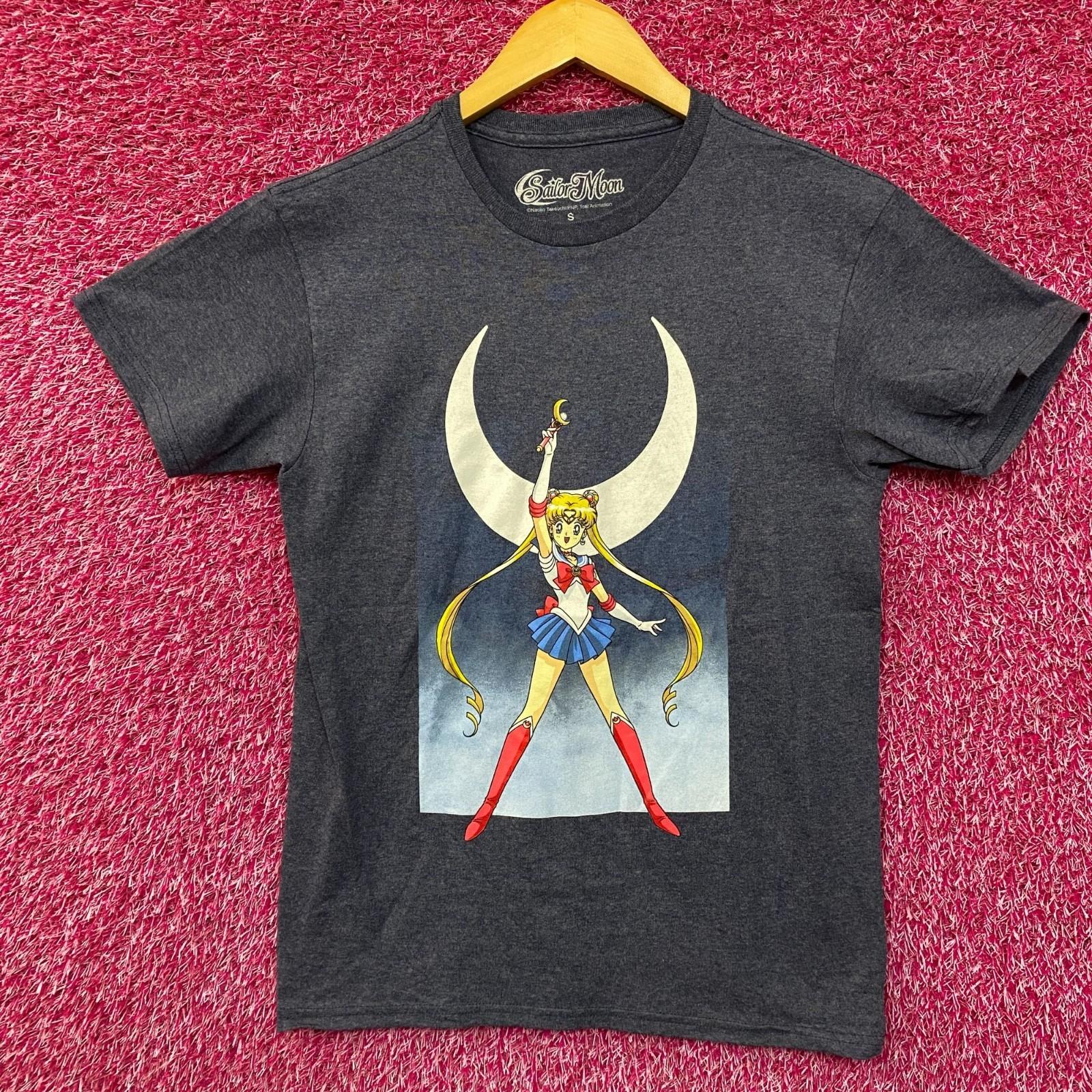 Sailor Moon Crescent Moon Wand Pretty Guardian Anime Tee Small XL