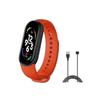 (vermelho) Mi Band 7 Smart Pulseira Relógio Rastreador de Fitness Esporte Smartband Monitor de Pressão Arterial Pulseira Smart Band Versão Atualizada(FPL16)