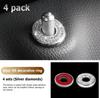 4pcs Sparkling Rhinestone Decals for Mercedes Benz E C Class Inner Door Lock Handle Pull Rod Bolt Cover