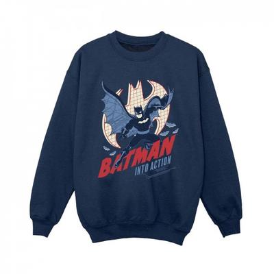 Boys Batman Into Action Sweatshirt