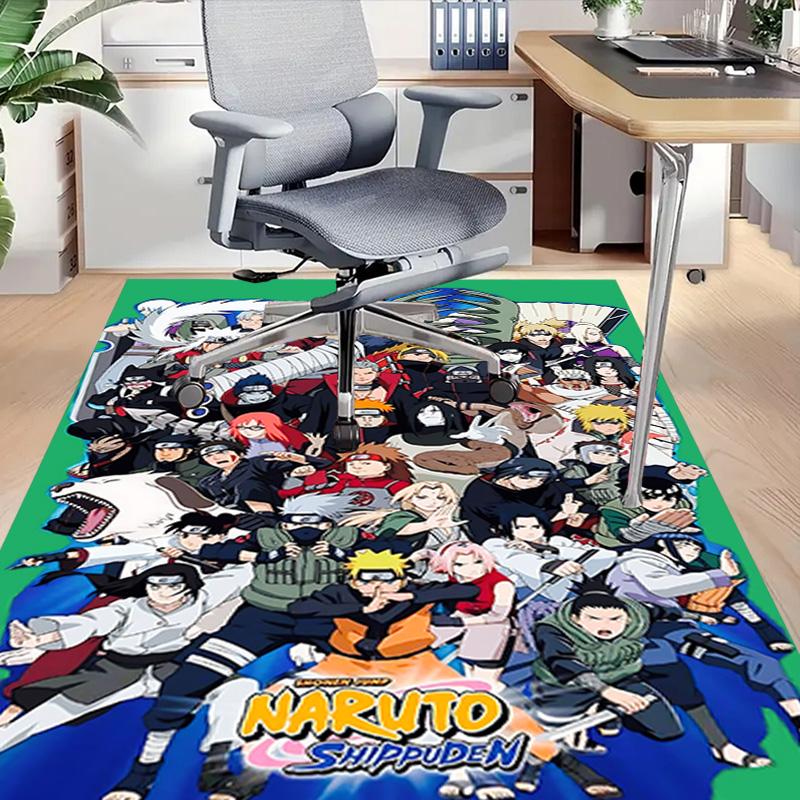 1pc Naruto Akatsuki Members Carpet for Playroom Bedroom Living Room Sofa Home Decor,kids Game Area Rug Non-slip Floor Mat Y723107