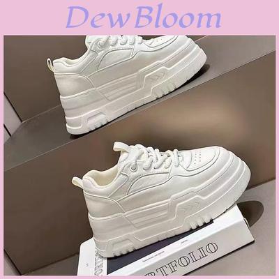 Womens Platform Sneakers With Foam Sole And Elevating Heel For Casual Daily Wear