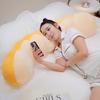 110Cm/130Cm Cartoonish Pea Filled Long Soft Backrest Gentle Chubby Comfortable Pea Huggable Bolster Comforting Naptime Cushion Suitable For Family