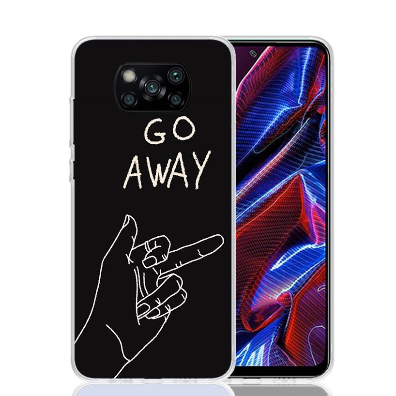 Middle Finger Phone Case For Xiaomi Poco F7 Ultra X7 X6 Pro X5 Redmi 15 15C 13 13C 12 12C 10 10A 10C 9 9A 9C 9T Shell Poco X7 X6