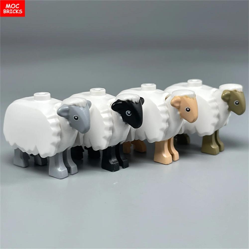 Cărămizi MOC Subarboret Junglă Animal de Pădure Maimuță Capră Girafă Pasăre Bufniță de Noapte Accesorii Blocuri de Construcție Jucării Cadouri