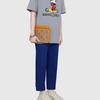 Gucci X Collaborazione Disney Stampa Topolino Logo Vintage Tela e Pelle Pochette Stile Unisex per Coppia Ebano e Marrone