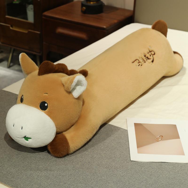 Horse Plush Pillow Large Soft Animal Cushion For Home Decor And Relaxing Comfort