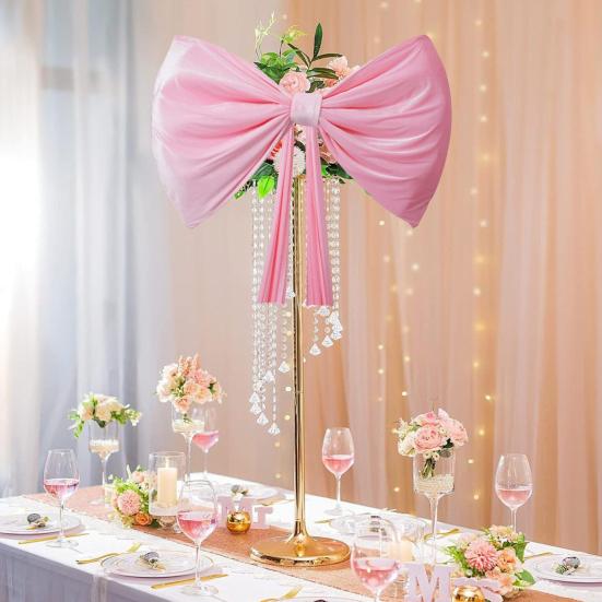 Large Velvet Bow Tie Pendant Tree Topper Wreath Christmas Bows Pillar Wedding Holiday Stair Railing Porch