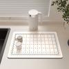Super Absorbent Kitchen Dish Drying Mats Non-slip Coffee Drain Pad Quick Dry Tableware Kitchen Faucet Placemat Dinnerware