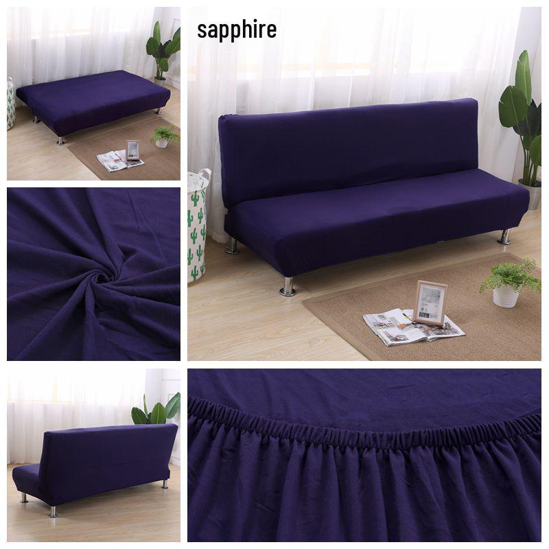 Elastic Non-Slip Printed Sofa Bed Cover Without Armrests