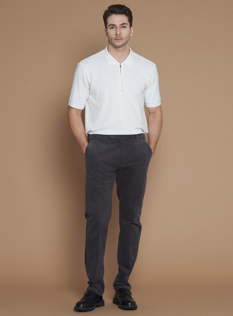 COMSPACE1980 Corduroy Elastic Waist Slacks_3 Color (A Type)