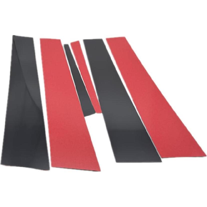 6Pcs/Set Door Window Pillar Posts Trim Pillar Molding Cover Stickers for Cadillac ATS Sedan 2013 2014 2015 2016 2017 2018 2019 Black