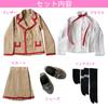 GeekDwarf of Doll Clothes Costume Student Figure Sailor Suit JK School Uniform Socks with Loafers Shoes Set of [Set 7] 1/3 (Full 7)