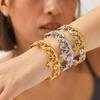 Hawaiian Stainless Steel Bracelet: Starfish, Turtle, Dolphin & Coconut Tree Charm Jewelry for Women