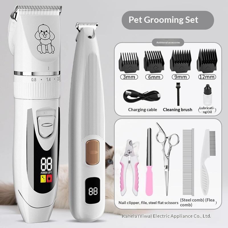 Hair Clipper Pet Cat Special Shaving Device Silent Cat Dog Special Electric Clipper Cat Dog Foot Hair Trimming Fader Knife
