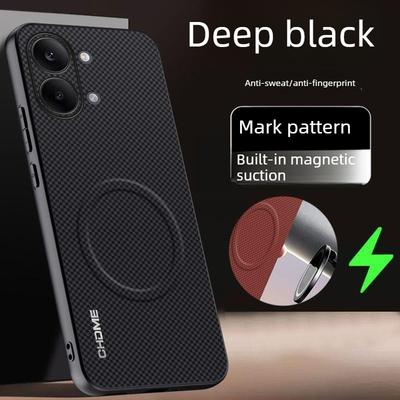 Luxusní pouzdro s texturou značky, šetrné k pokožce, pro Xiaomi POCO X8 Pro Max X8 Pro F8 Ultra F8 Pro, magnetické, nárazuvzdorné, chrání zadní kryt