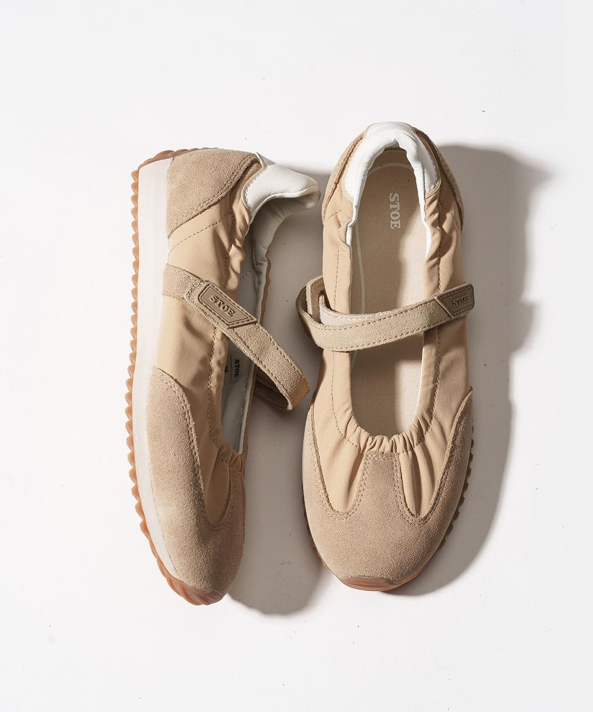 Stoe Heidi Mary Jane Sneakers, Beige