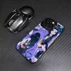 Anime Z-ZENSHU  Phone Case For iPhone17,16,15,14,13,12,11 Plus,Pro Max Colored Silver Plated Inside Cover