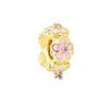 Sparking Gold Plated Charm Beads Dangle Original Snake Fit Copper Bracelet Necklace Beads For Diy Jewelry Women Gift