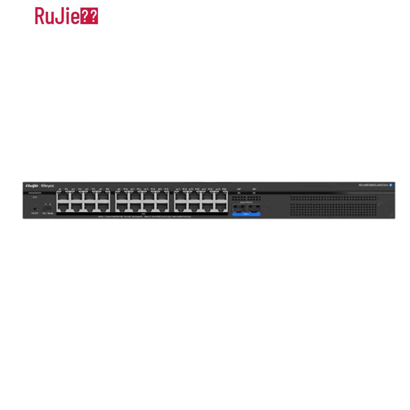 Ruijie 24-Port L2 Managed PoE+ Gigabit Switch with 10G Uplink & ONU