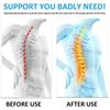 Back Lumbar Support Belt with Steel Plate Waist Protection Belt for Men and Women Spine Decompression Adjustable Back Brace for Lower Back Pain Relief