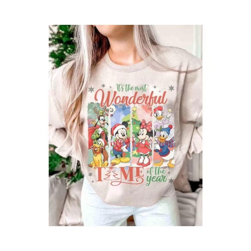 2025 Hot Christmas Unisex Women Tshirt Casual Unisex Oversized Short Sleeve Top Family ParentChild Clothing Cotton