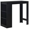 Day and Night - Day and Night High Kitchen Table with Black Shelf 110x50x103 Cm