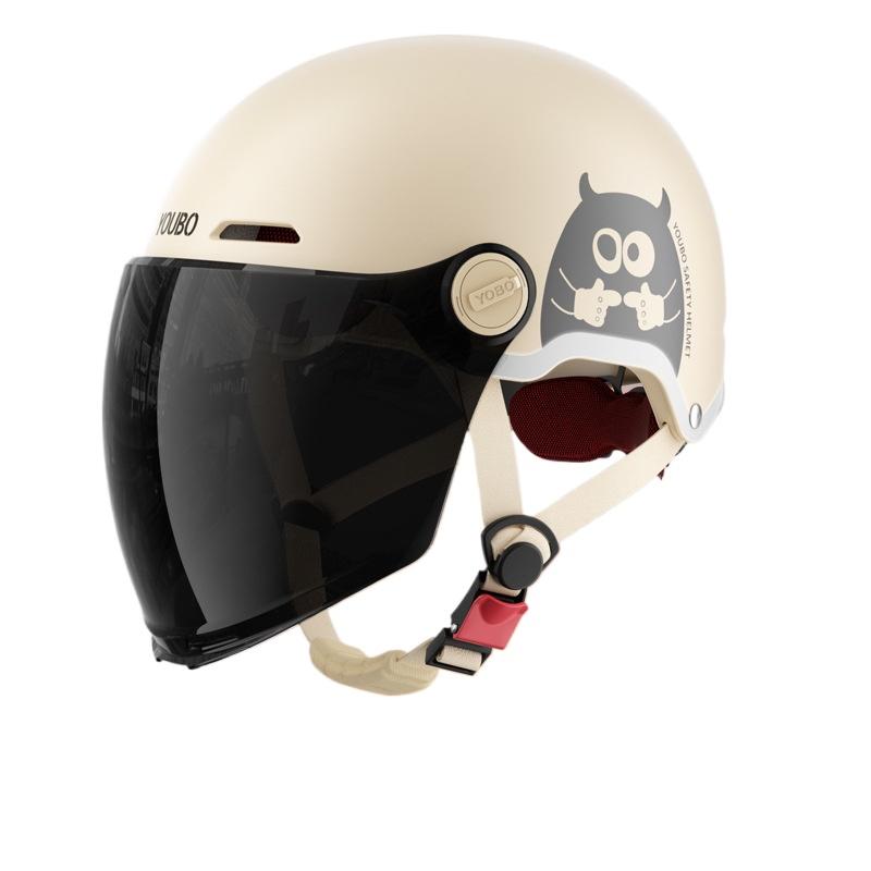 Electric Car Helmet Couple Four Seasons Universal Battery Motorcycle Men's Half Helmet Helmet