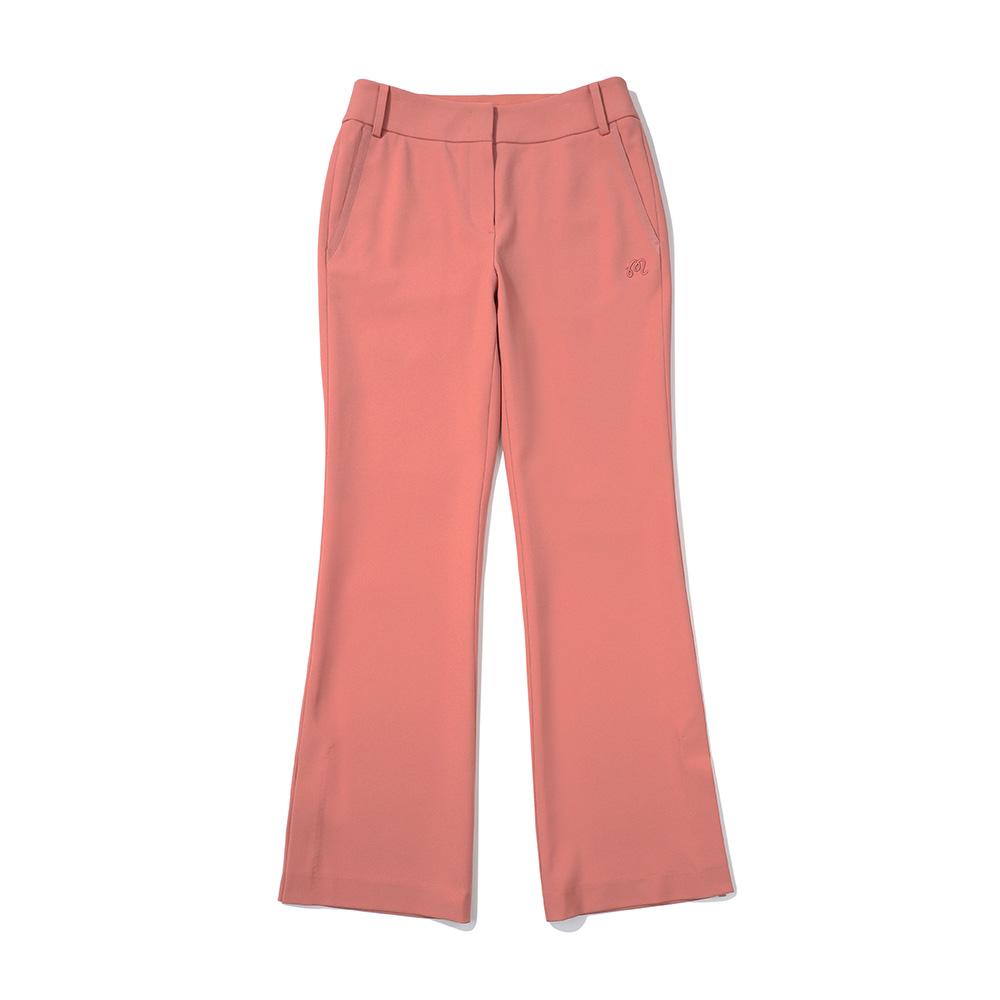 MALBON GOLF Slit Point Bootcut Pants Pink (Woman)