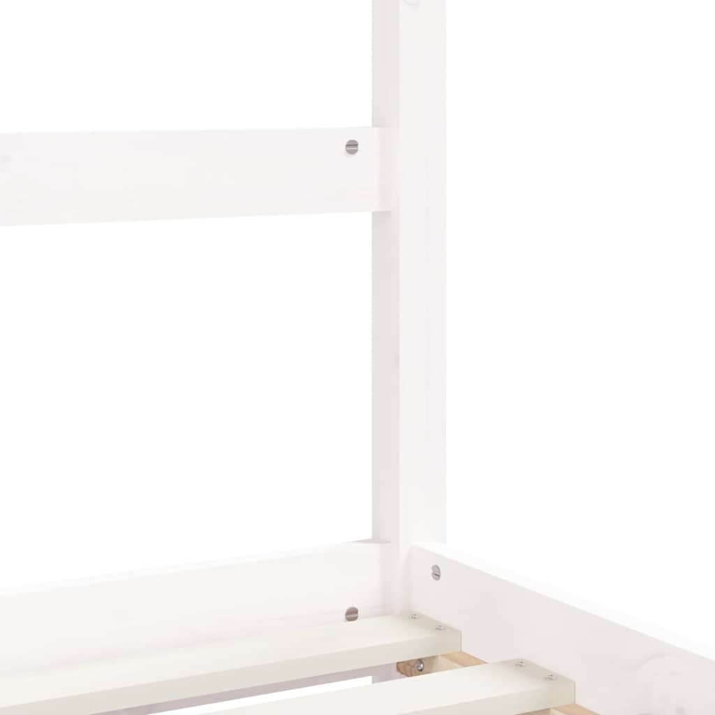 Children s Bed with Drawers White 90x200 cm Solid Pine Wood