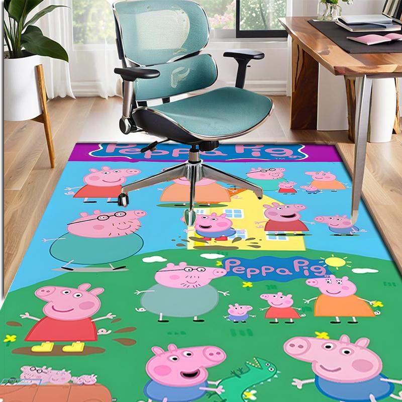 Cartoon animation Pattern Rug, Indoor/Outdoor Mat, for Picnic, Gameroom, Bedroom, Office, Living Room, Home Decor Carpet, Birthday Gift