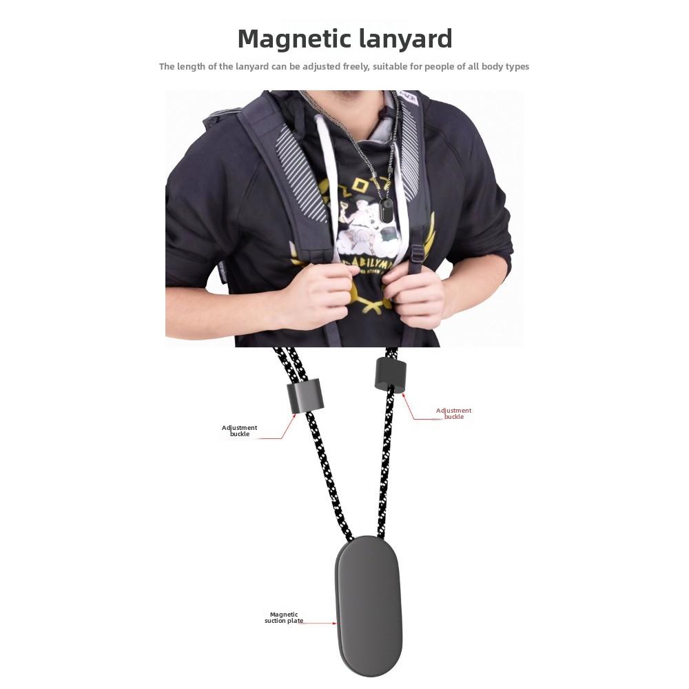 Hochauflösende Rückclip-Kamera Magnetischer Daumen Sportkamera Outdoor VLOG Fahrradhelm DV Haustier-Rekorder