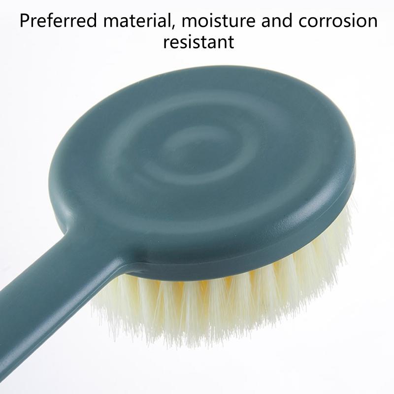 Long-Handled Bathtub Shower Brush Bathroom Brush Body Soft Hair Washing Brush Hand Back Scrub Skin Massage Bathroom Tool