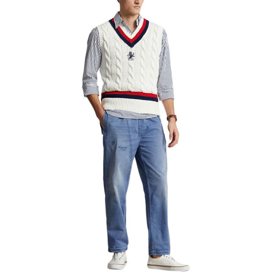 Polo Ralph Lauren Logo appliqué Cotton Vest MNPOSWE1CM20100-100
