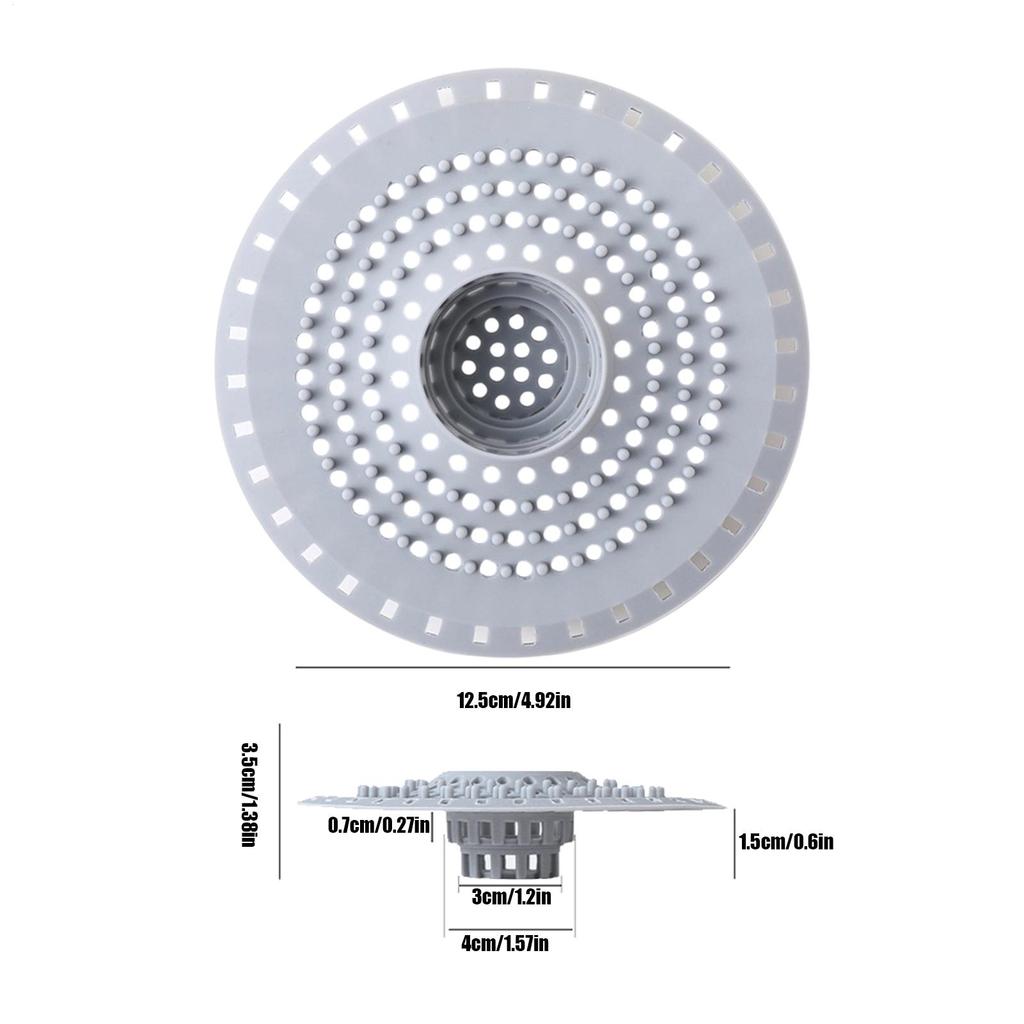 Shower Drain Plug Hair Catcher Stopper Kitchen Sink Strainer Sewer Silicone Bathroom Floor Bathtub Water Filter Home Accessories