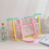 Handbag Clothes Storage Bag Fresh Color Hanging Shower Organizer Simple Mesh Toiletry Bag  Wash Bag