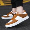 2024 Men's Korean-Style Black & White Panda Colorblock Low-Top Casual Sneakers