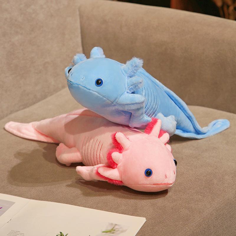 Schattige zeshoekige dinosaurus pop pluche speelgoed kleine salamander hagedis pop kinderen troostkussen lappenpop