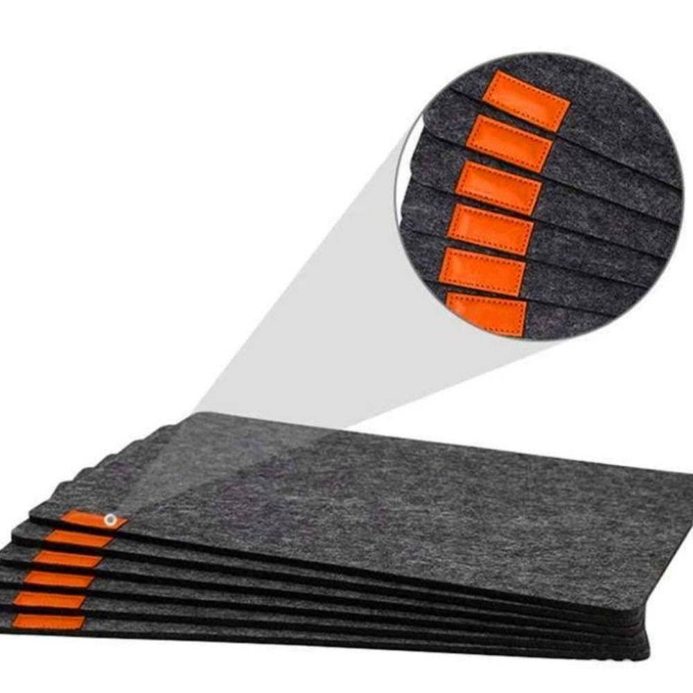 3ks/Sada Plstěná izolační prostírání Protiskluzová podložka podložka pod nádobí Sada podložka na stůl Domácí dekorace