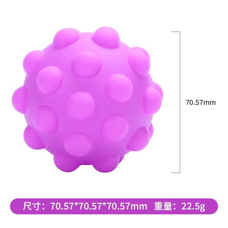 In Stock Decompression Ball 3D Spherical Rodent Pioneer Bubble Ball Pressing Toy Pinch Music Children's Decompression Toys Wholesale